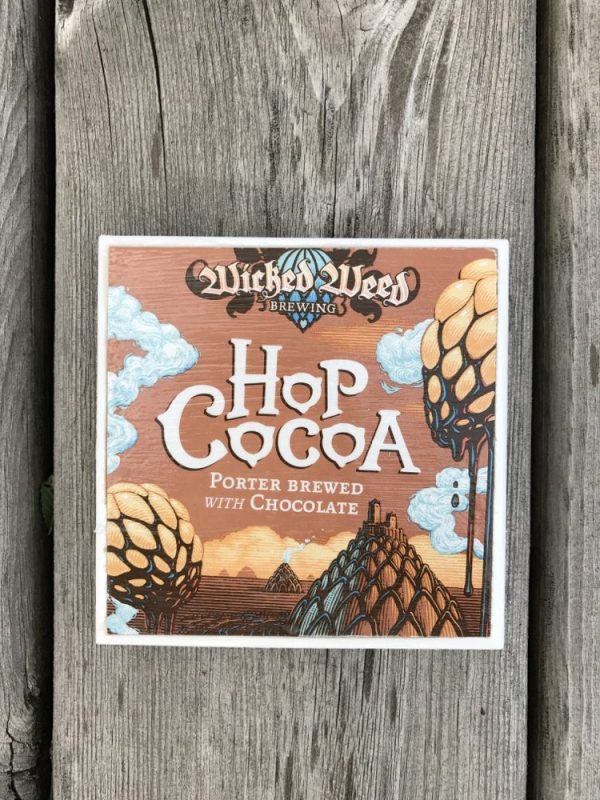Wicked Weed Brewing Hop Cocoa Coaster