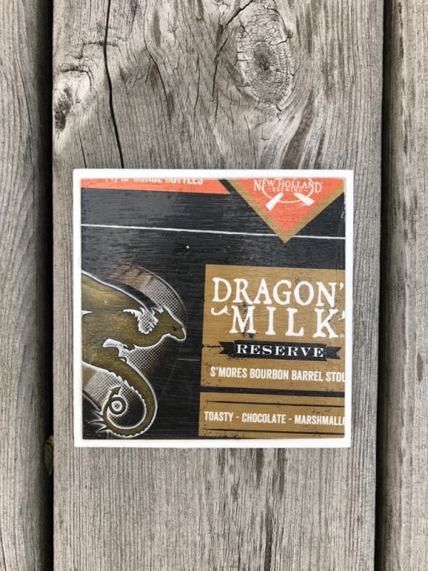 New Holland Brewing Co. Dragon's Milk S'Mores Coaster
