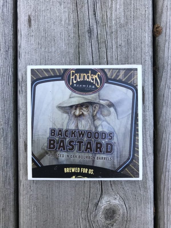 Founders Brewing Co. Backwoods Bastard Coaster