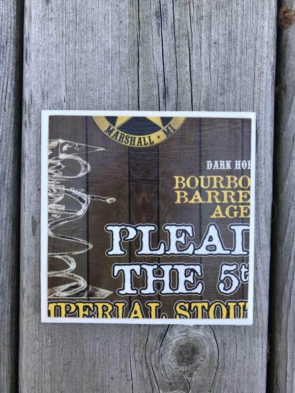 Dark Horse BA Plead The 5th Stout Coaster