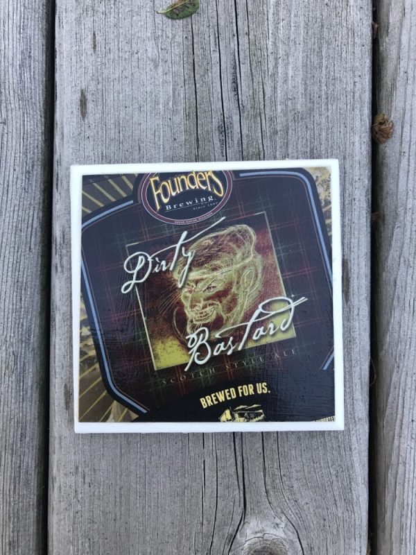 Founders Brewing Co. Dirty Bastard Coaster