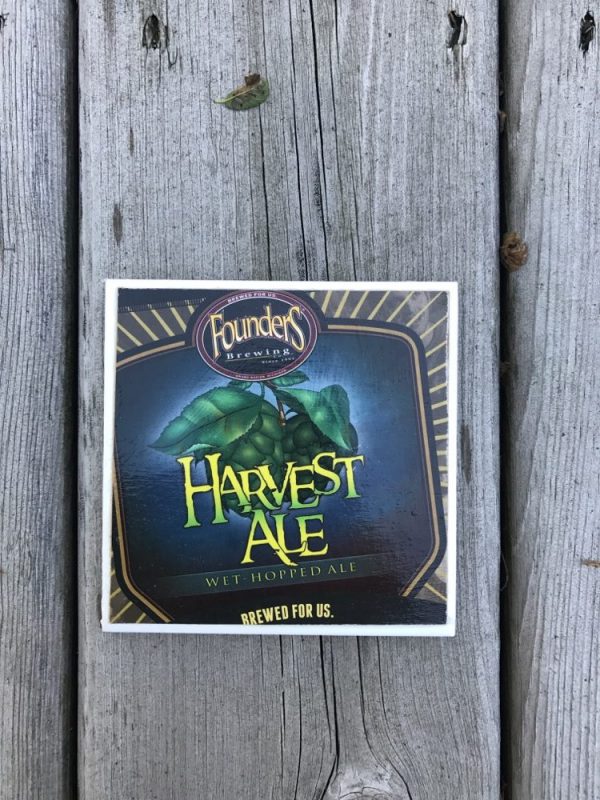Founders Brewing Co. Harvest Ale Coaster