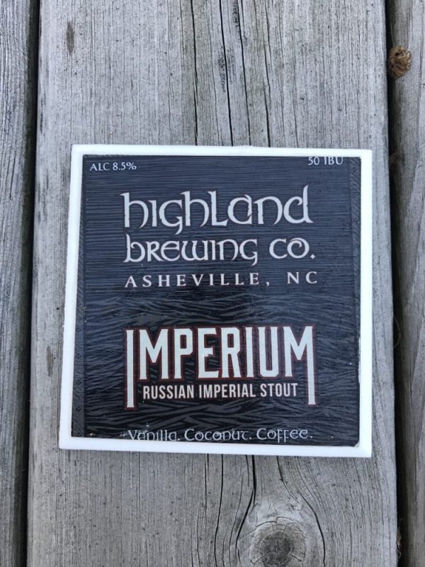 Higland Brewing Co. Imperium Stout Coaster
