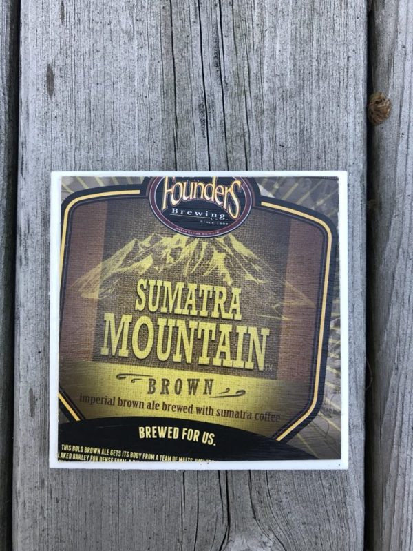 Founders Brewing Co. Sumatra Mountain Brown Coaster